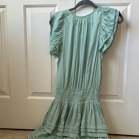 Light Blue/Green Ruffled Dress - Picture 2 of 2